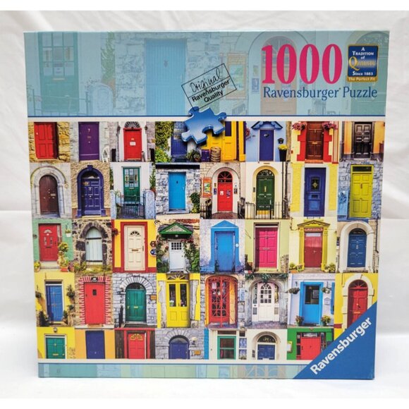 Ravensburger Doors of the World 1000 Piece Jigsaw Puzzle- Worked Once - Complete - Picture 2 of 7